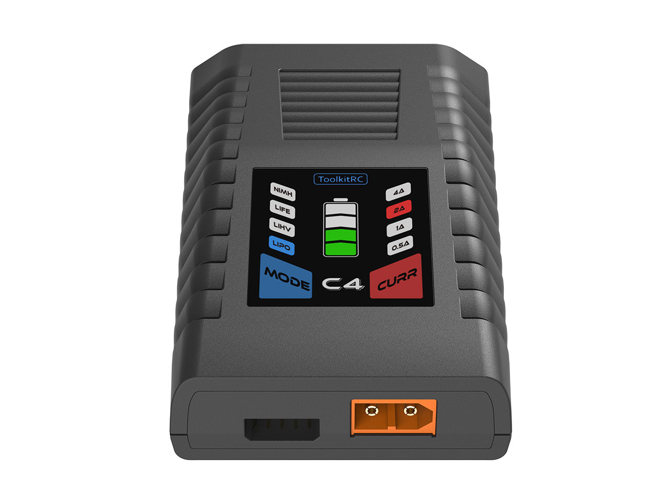 ToolkitRC C4 Compact 2-4S 4A 50W Charger (supports NiMH, LiFe, LiHv, LiPo)