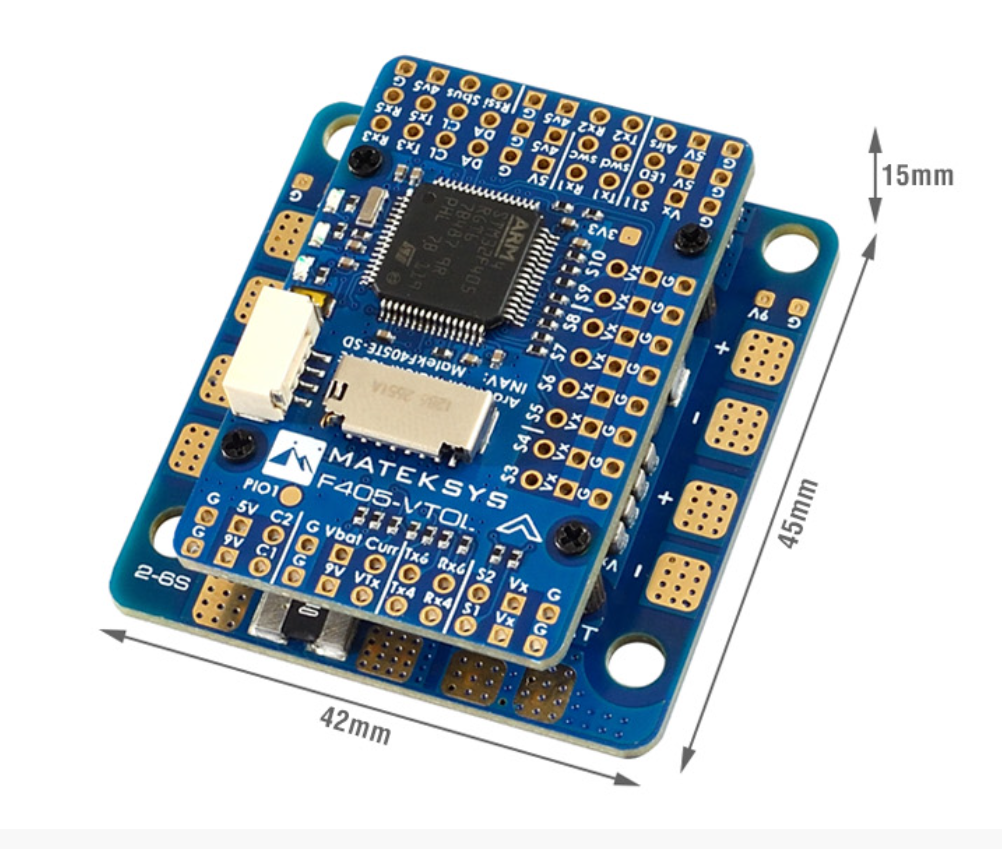MATEKSYS FLIGHT CONTROLLER F405-VTOL - HEEWING