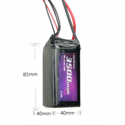 hvy lipo c Hunter 4S HV 3500mAh 15.4V 20C Lipo Battery – HEEWING