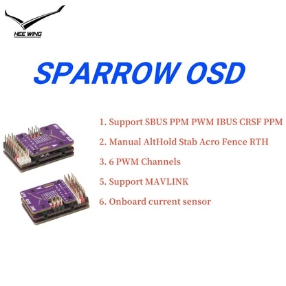 Sparrow3-OSD Flight Controller with GPS