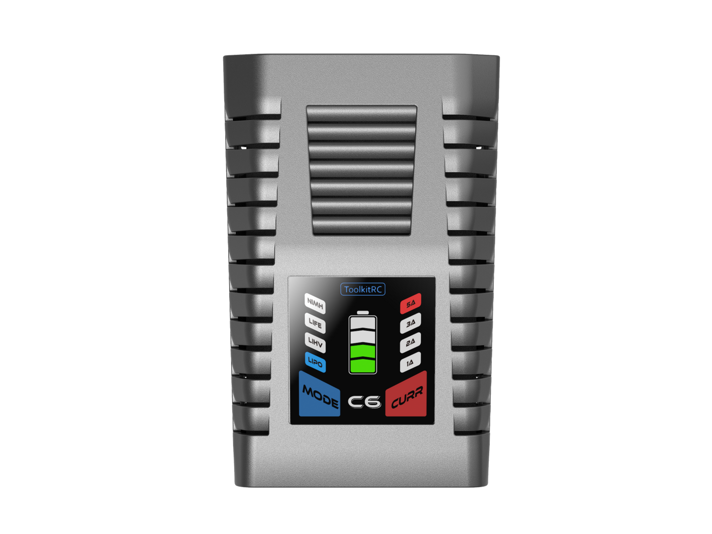 ToolkitRC C6 Compact 1-6S 5A 50W Charger (supports NiMH, LiFe, LiHv, LiPo)
