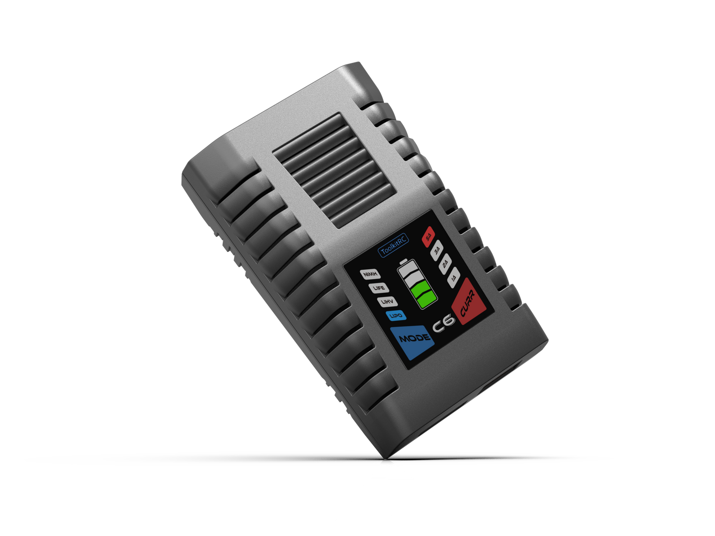 ToolkitRC C6 Compact 1-6S 5A 50W Charger (supports NiMH, LiFe, LiHv, LiPo)