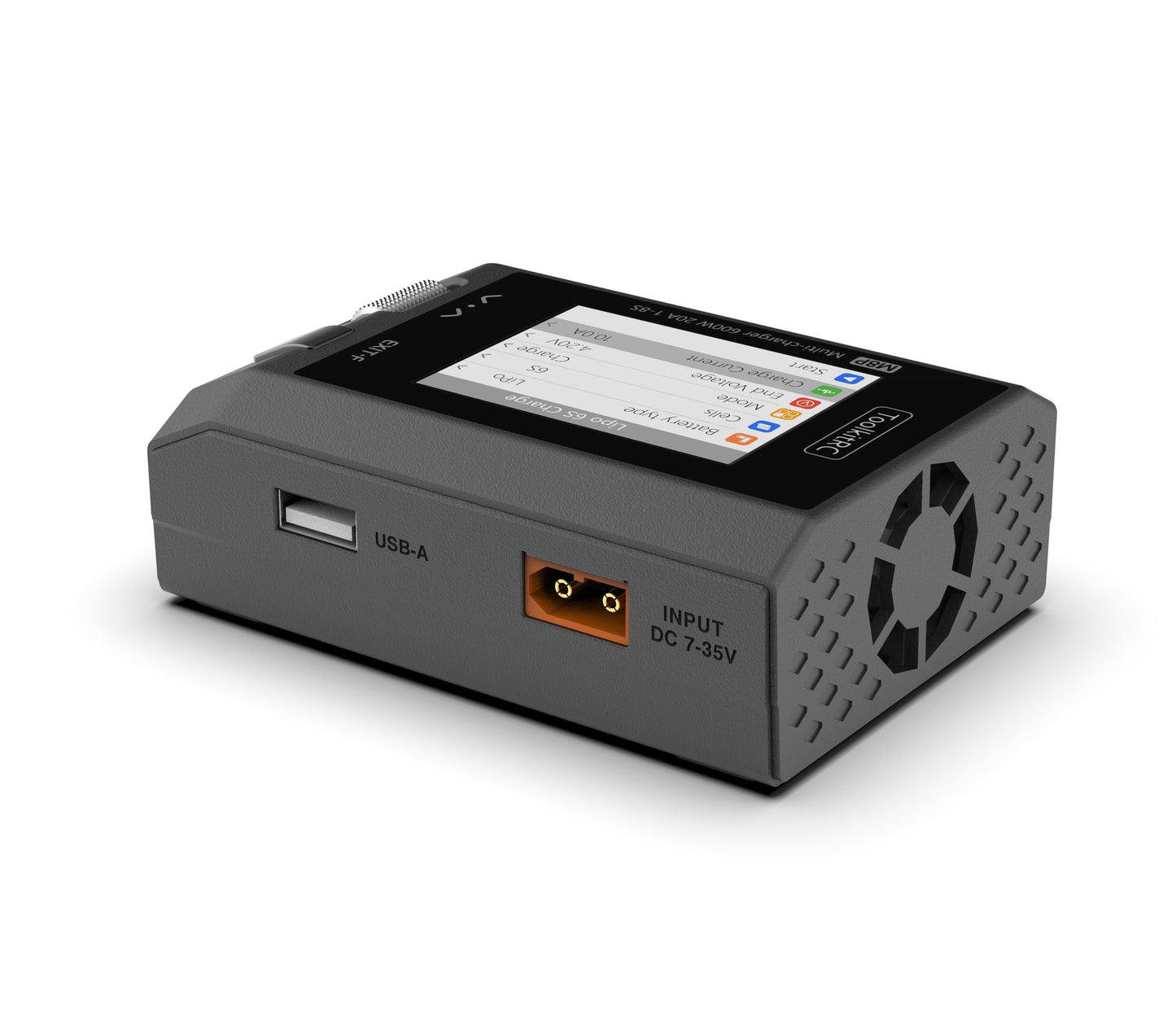 ToolkitRC M8P Compact 1-8S 20A / 600W Charger (supports NiMH, LiFe, LiHv, LiPo)